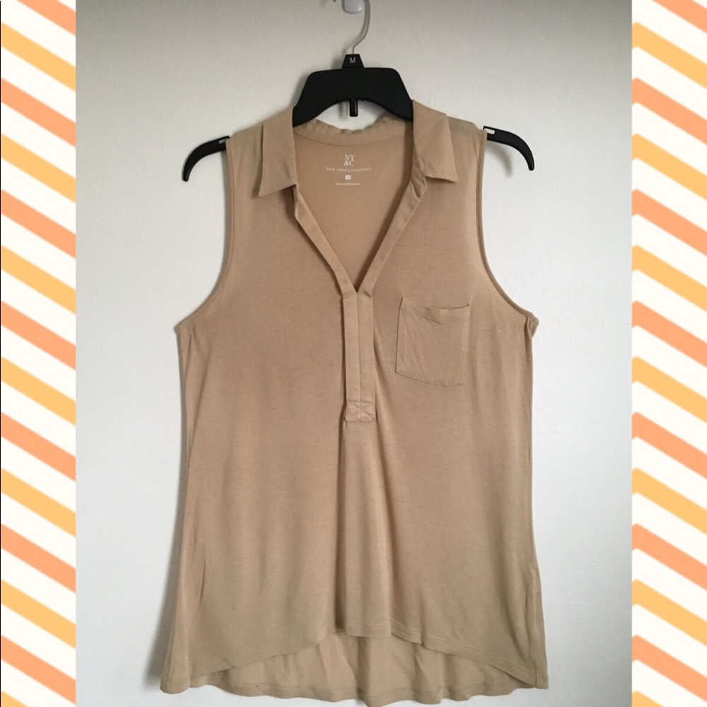 New York And Company V Neck Tunic💐